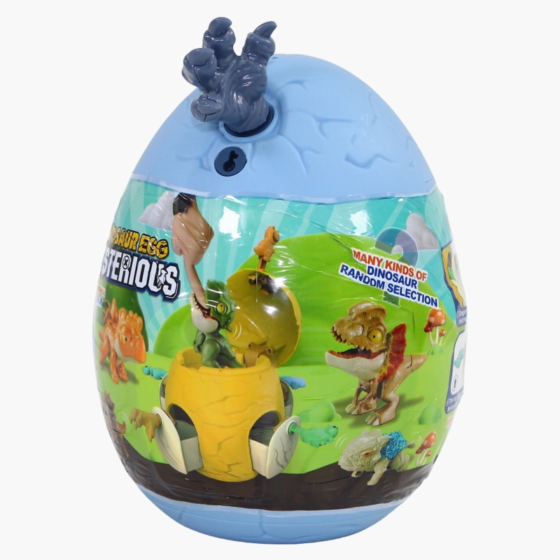 Dinosaur Egg Toy  Light Blue