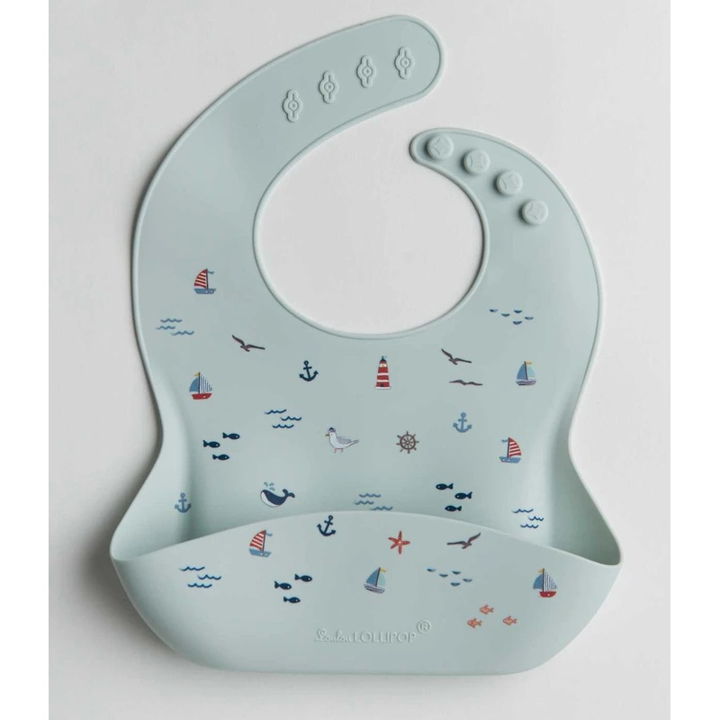 Loulou Lollipop Silicone Bib – Set Sail