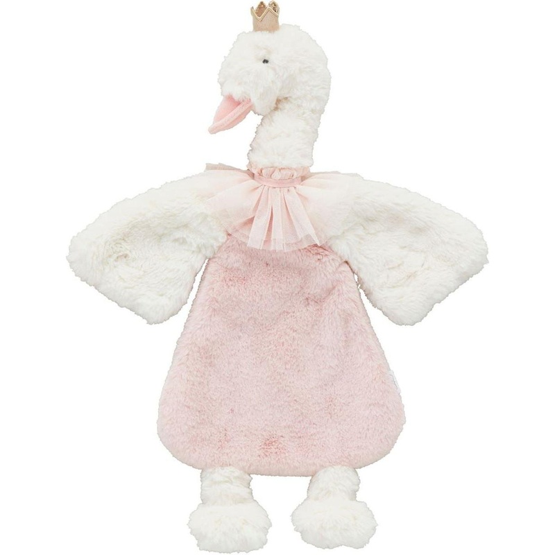 Mud Pie Swan Princess Plush Woobie
