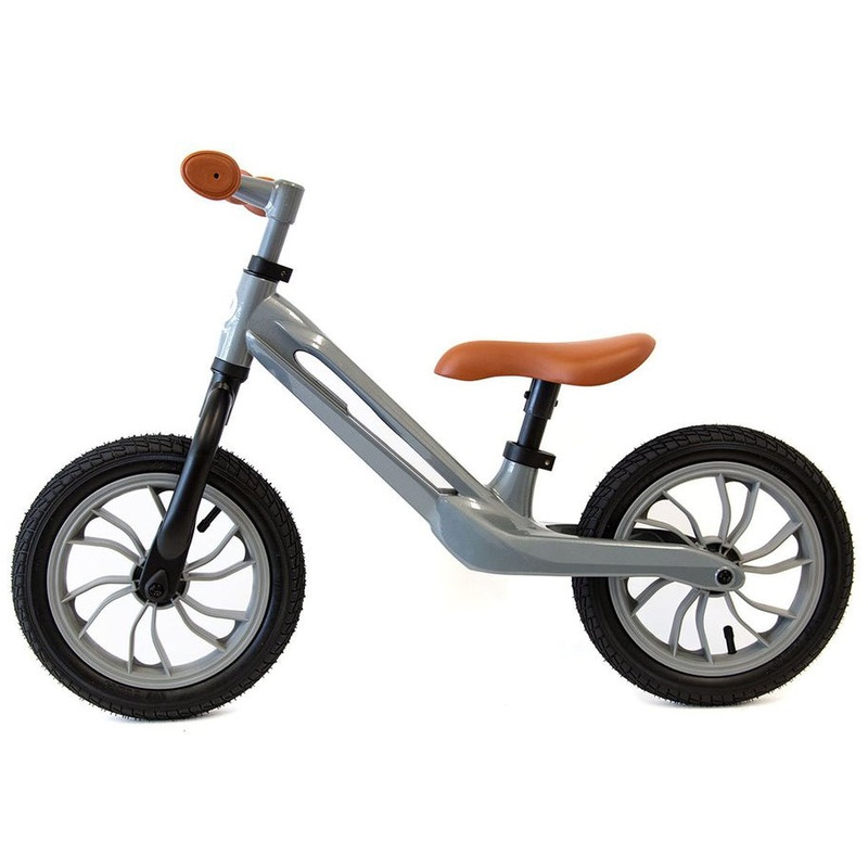 Q Play Racer Balance Bike – Grey/Brown