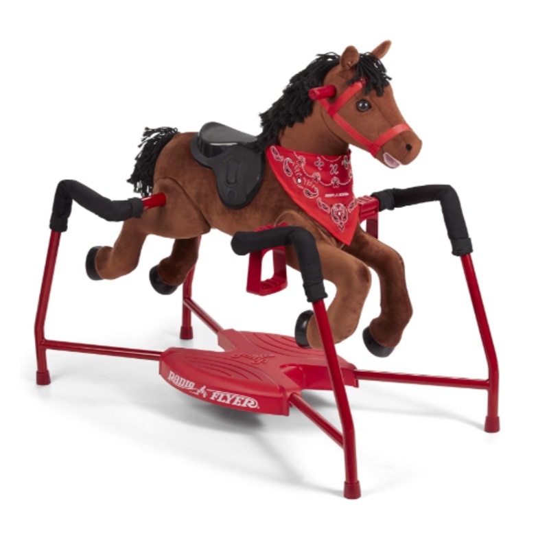Radio Flyer Chestnut Plush Interactive Riding Horse