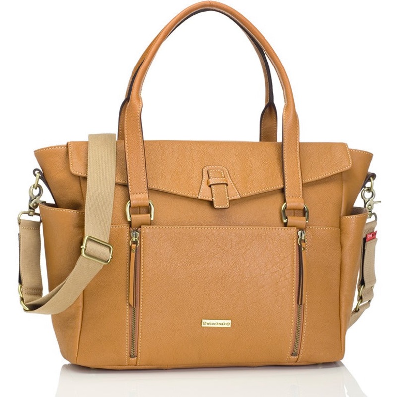 Storksak Emma Diaper Bag – Leather Tan