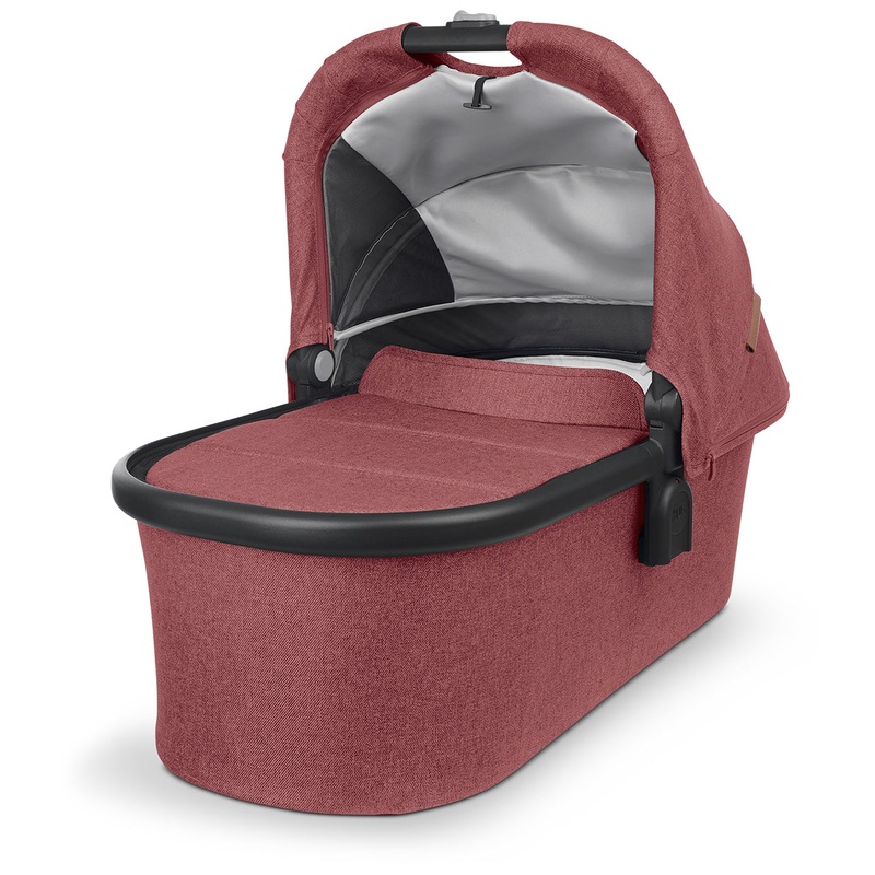 UPPAbaby OPEN BOX Bassinet – Lucy (Rosewood Melange / Carbon)