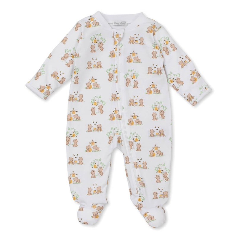 Zipper Footie – Honey Bear Cub