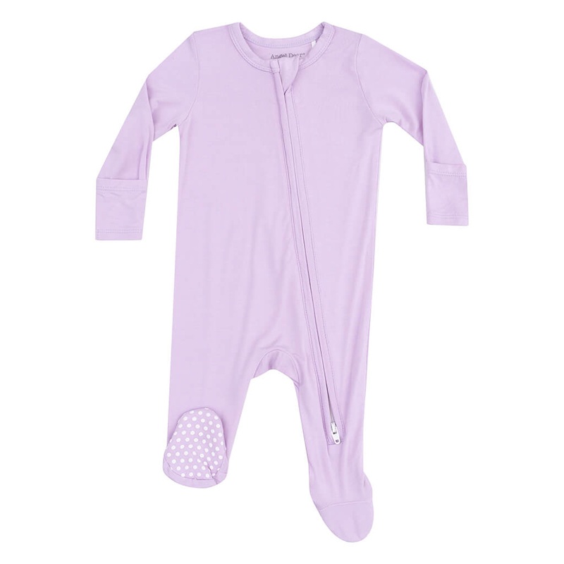 ADR 2 Way Zipper Footie Solid Winsome Orchid