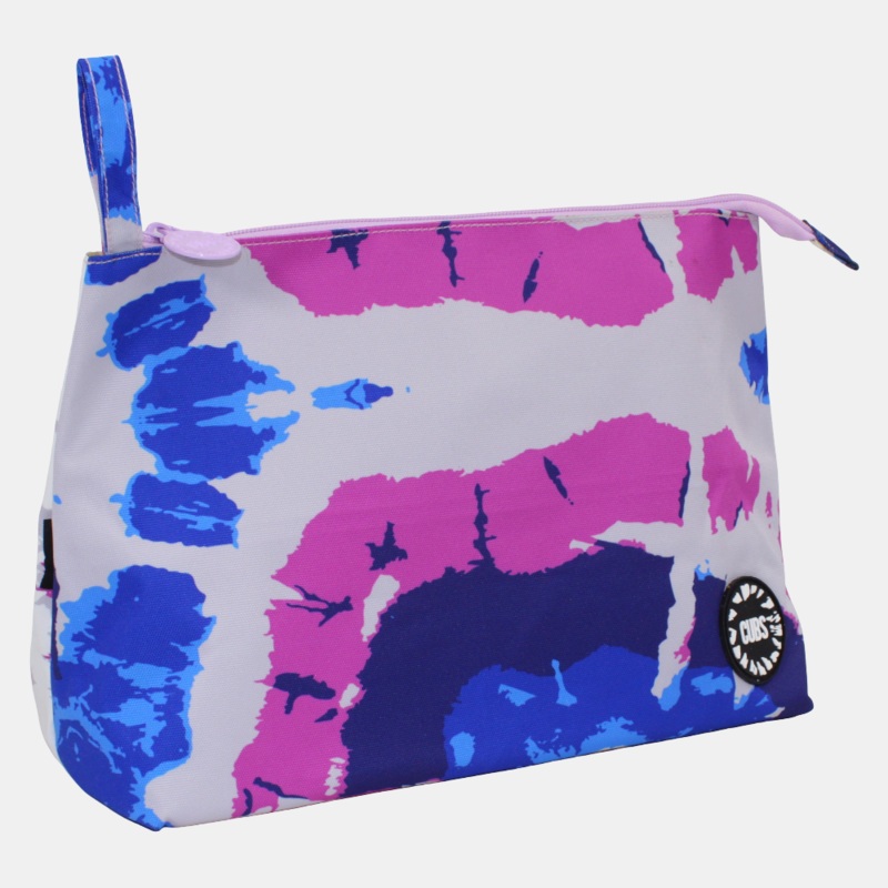 Blue Tie Dye Large Pouch