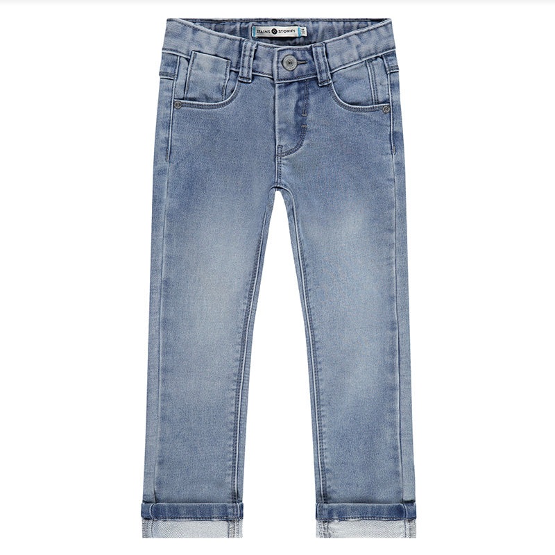 Boy’s Jogger Denim – Faded Blue Denim