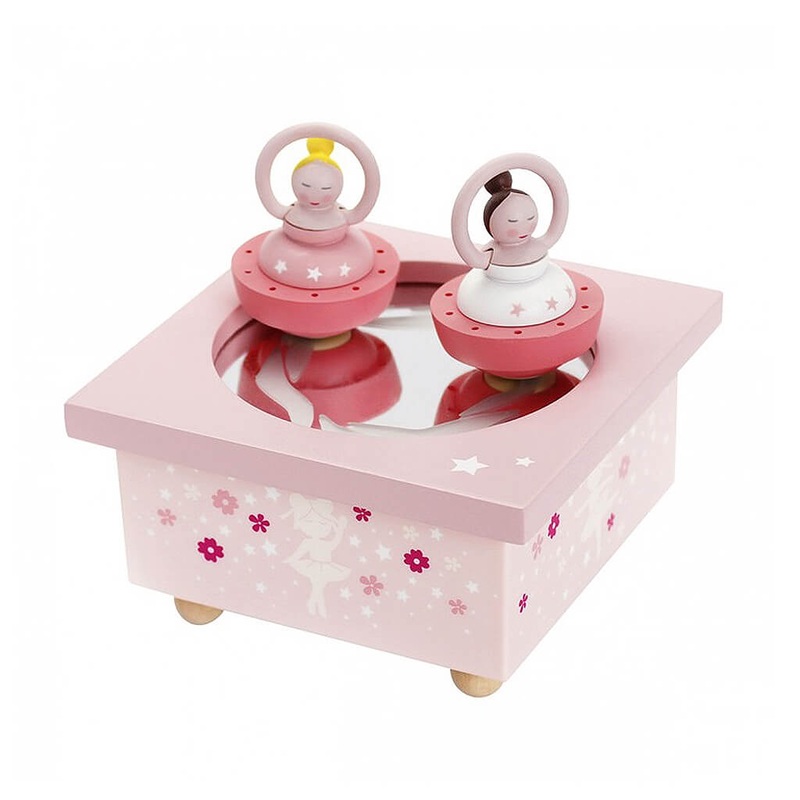 Dancing Ballerina Sisters Music Box