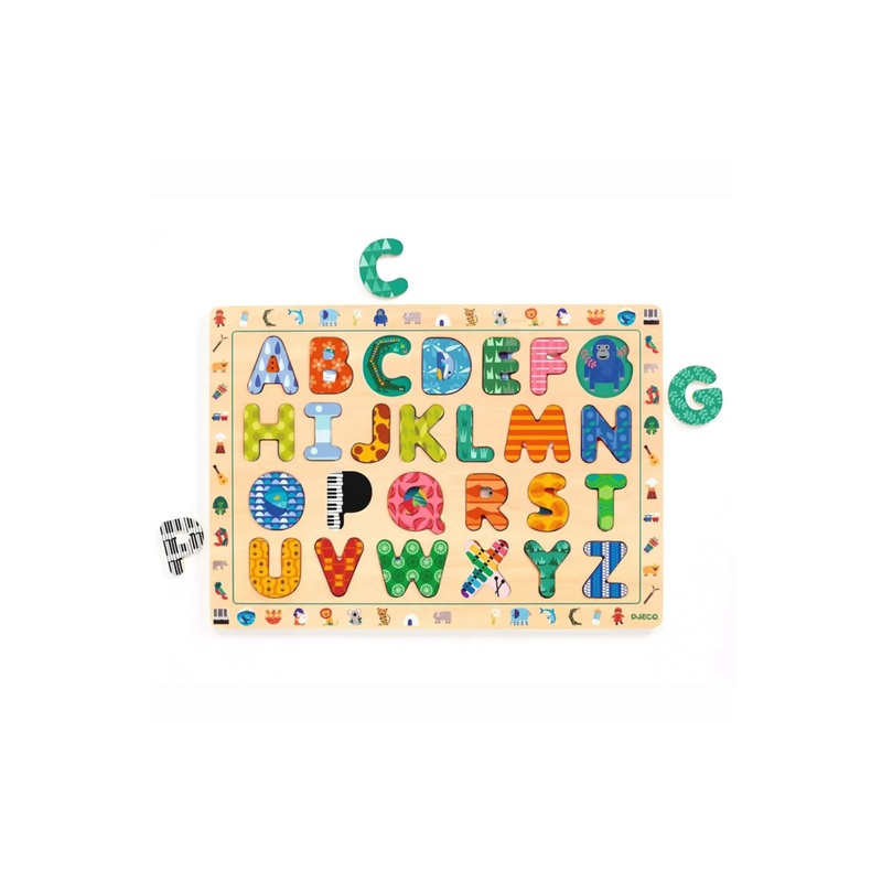 Djeco ABC International Wooden Puzzle