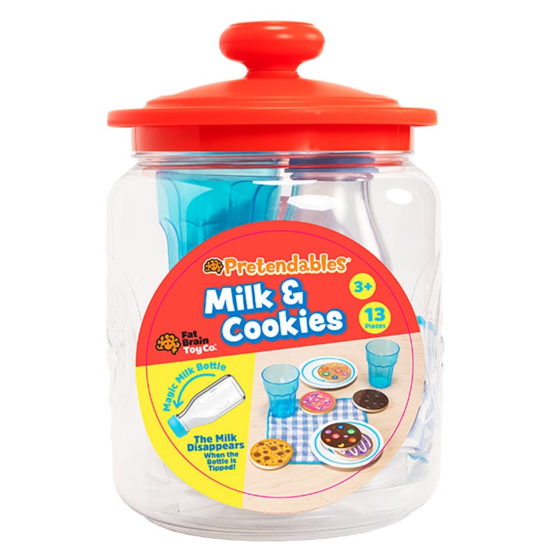 Fat Brain Toys – Pretendables Milk and Cookies Set