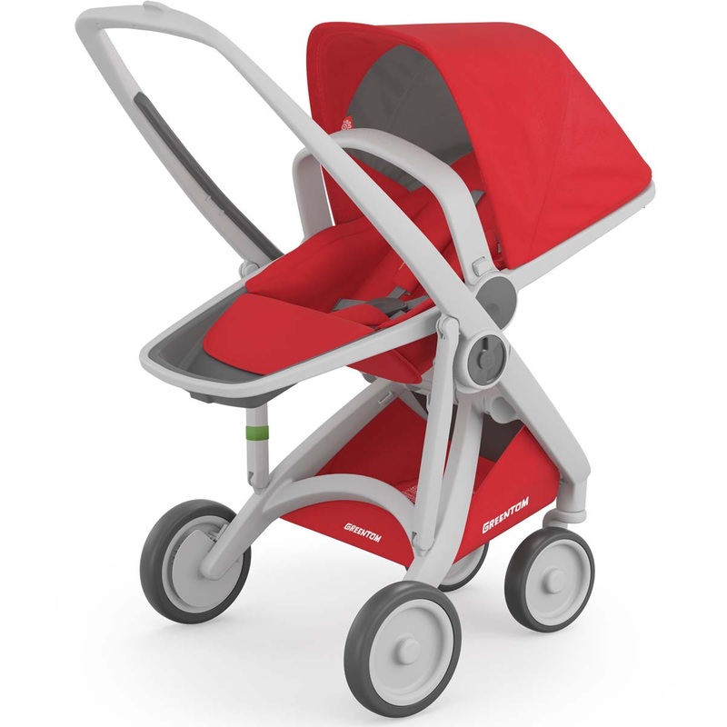 Greentom Reversible Stroller – Grey/Red