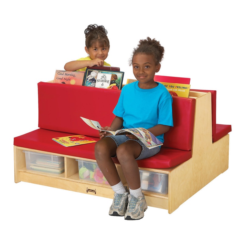 Jonti-Craft Read-a-Round Couch – Red