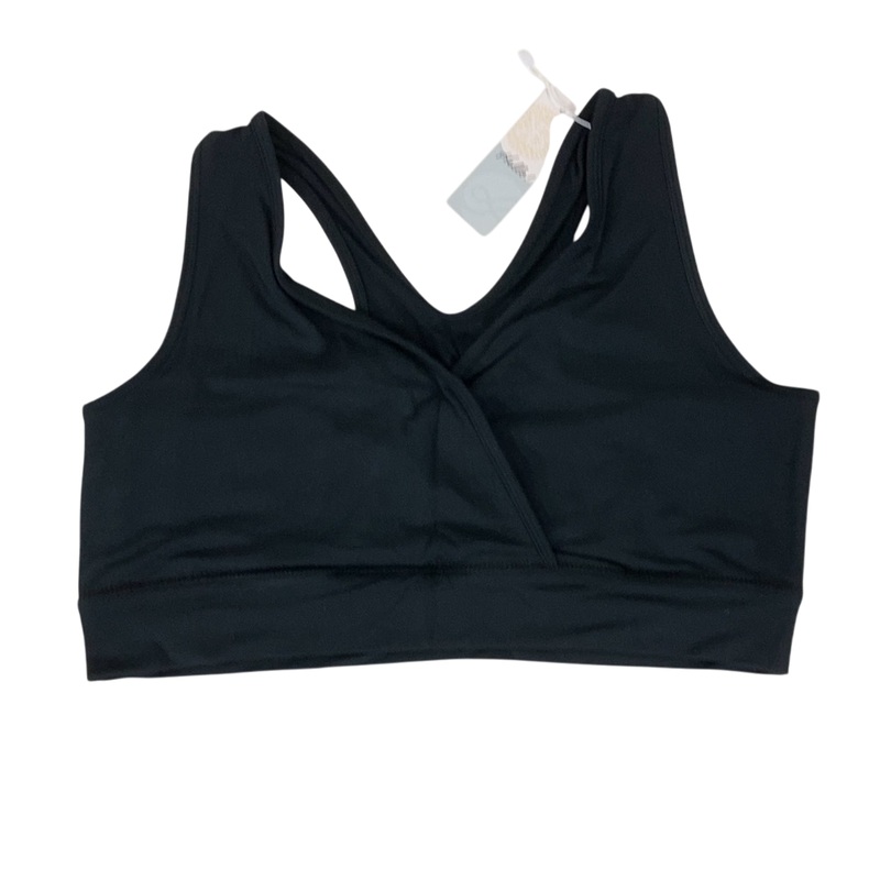 Kindred Bravely French Terry Racerback Nursing And Sleep Bra, Black, XX-Large, Regular