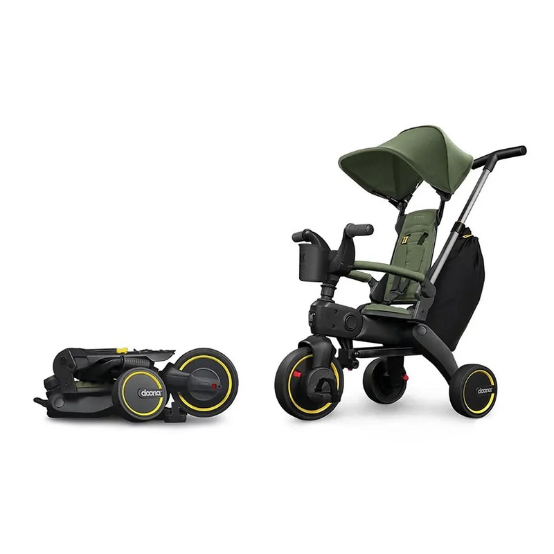 Liki Compact Folding Trike S3 – Desert Green