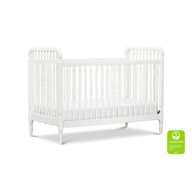 Namesake Liberty 3-in-1 Convertible Spindle Crib with Toddler Bed Conversion Kit