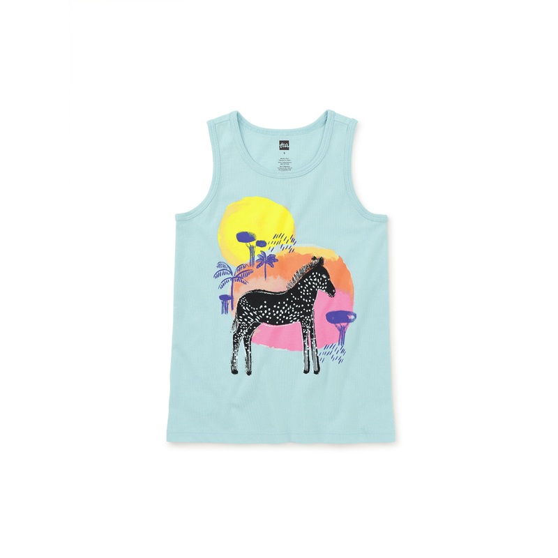 Tea Collection Spotted Zebra Tank Top
