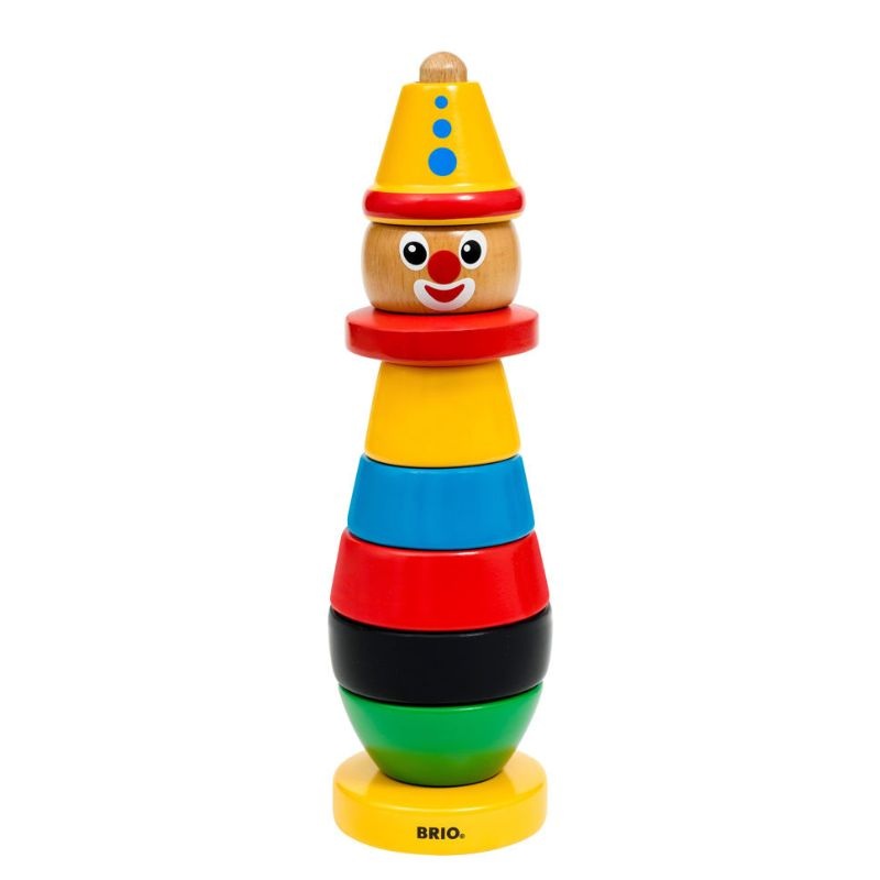 Wooden Stacking Clown