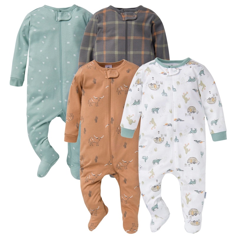 4-Pack Baby Boys Camping Sleep ‘N Plays