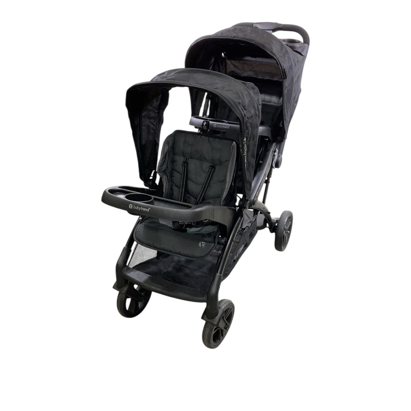 Baby Trend Sit N’ Stand Double 2.0 Stroller, 2024, Madrid Black