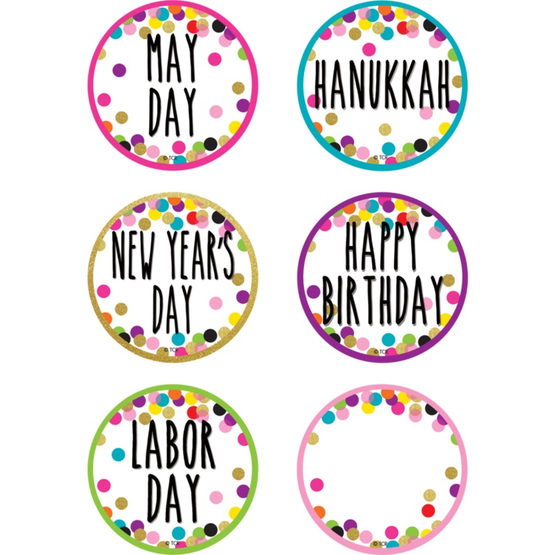 Confetti Holidays and Special Events Calendar Days(C)