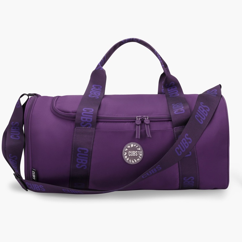Cubs Royal Purple Premium Duffel Bag