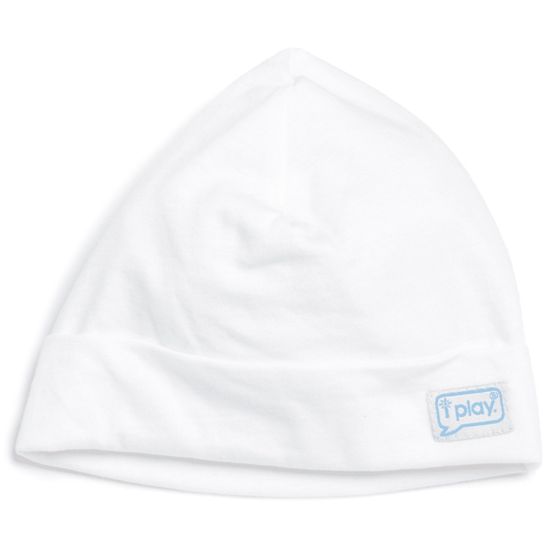 iPlay Knit Cap – White (Preemie)