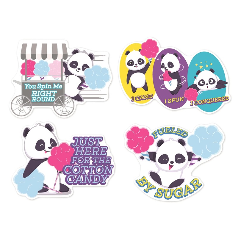 Jumbo Scented Stickers – Cotton Candy