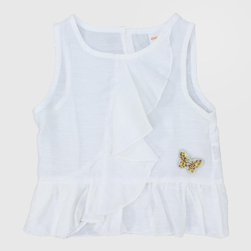 Little Butterfly Sleeveless Blouse