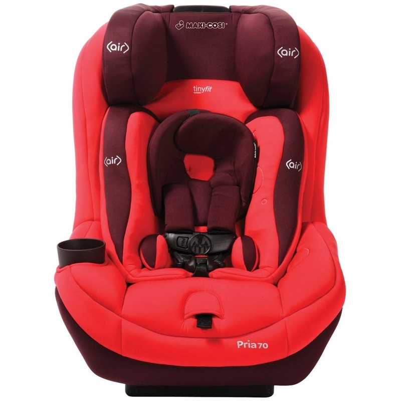 Maxi Cosi Pria 70 Convertible Car Seat with Tiny Fit – Intense Red