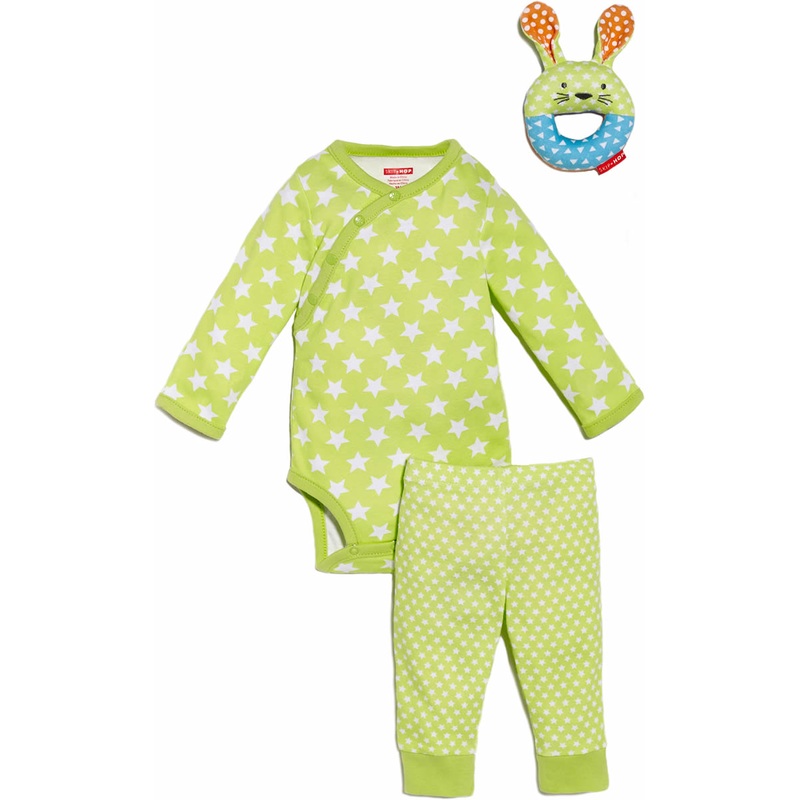 Skip Hop POP Print 3-Piece Gift Set – Lime (Newborn)