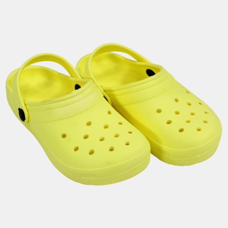 Unisex Kids Rubber Clogs  Yellow