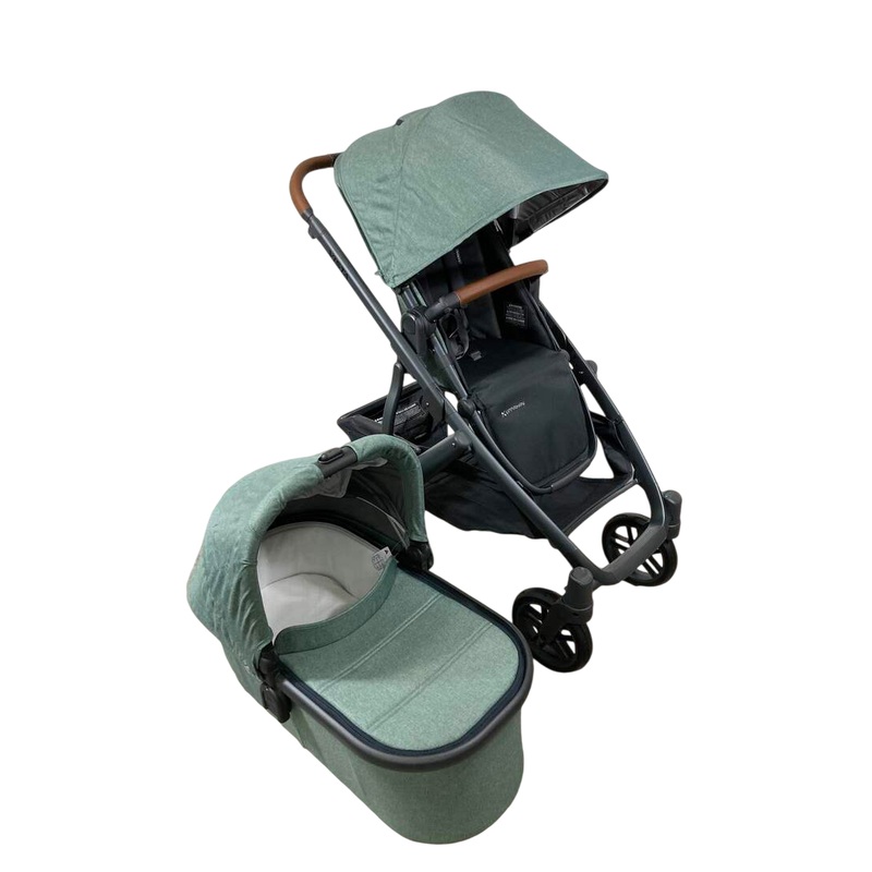 UPPAbaby VISTA V2 Stroller, 2023, Gwen (Green Melange)