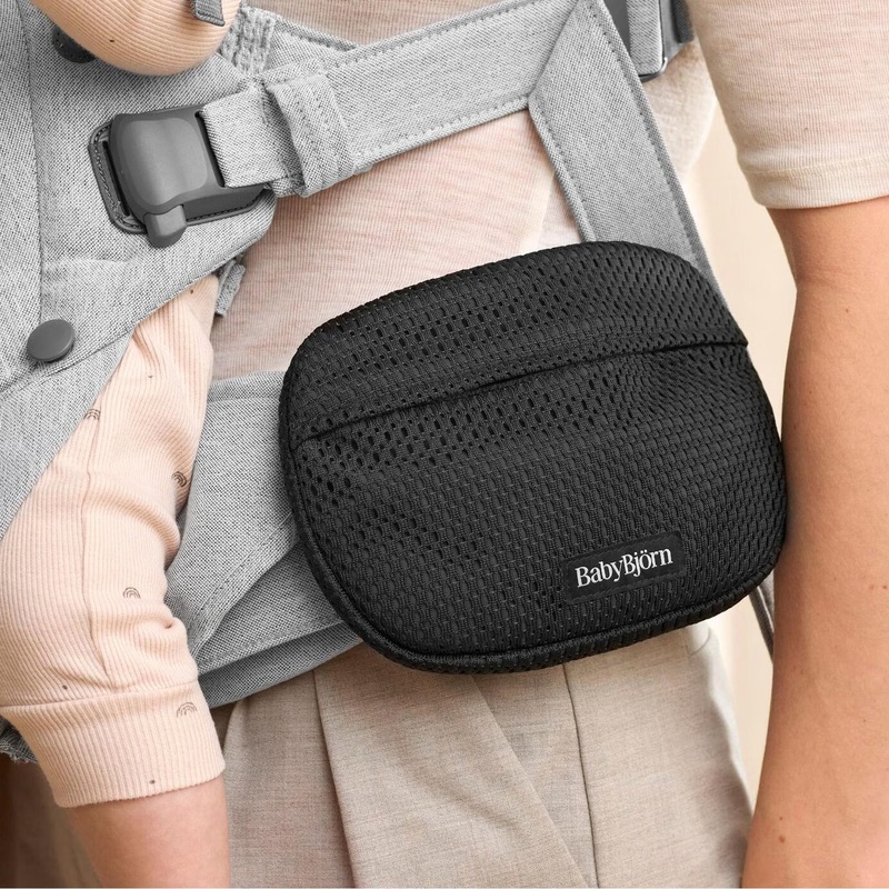 Baby Bjorn – Pocket Pouch for Baby Carrier – Black Mesh
