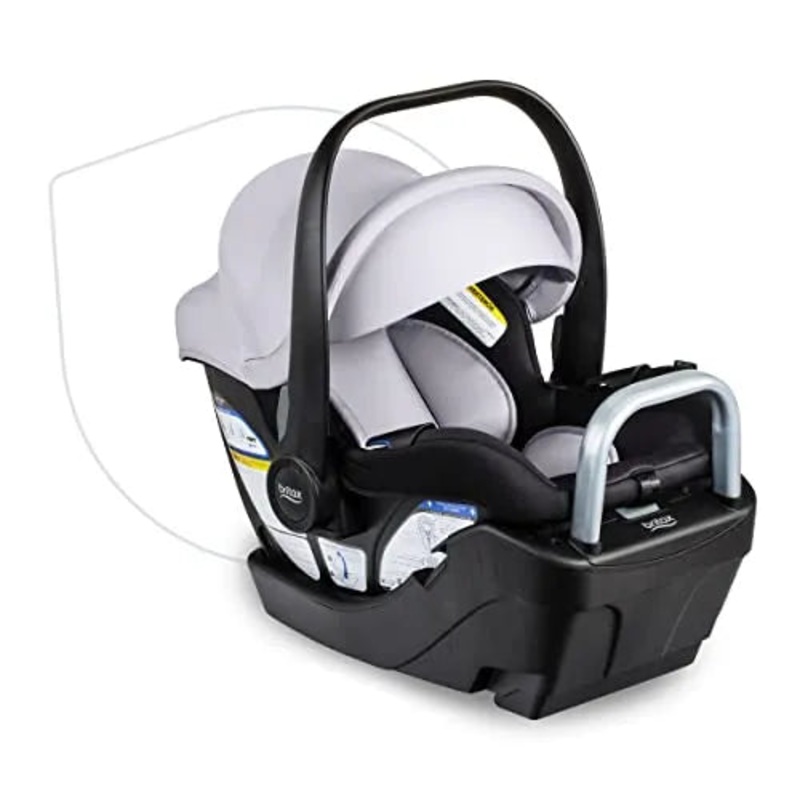 Britax Willow S Infant Car Seat with Alpine Base – Onyx Glacier