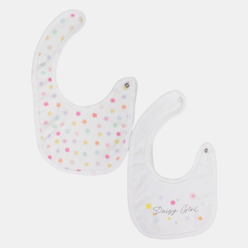 Daisy Girl Bib – Pack of 2