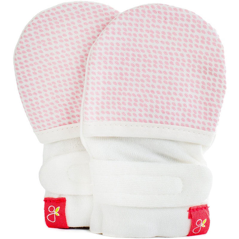 Goumikids Mitts, Drops Pink (0-3 Months)