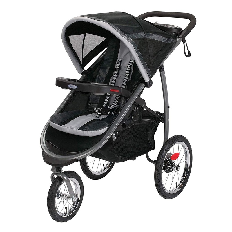 Graco FastAction Fold Jogging Stroller, 2022, Gotham