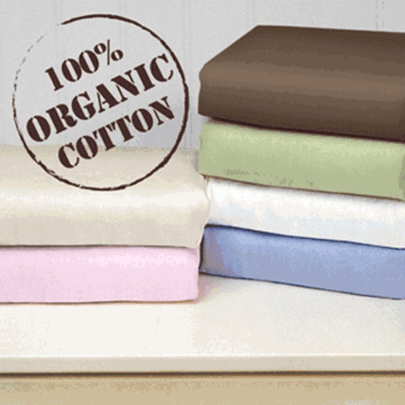 Katie Little Organic Fitted Sheets in Sage