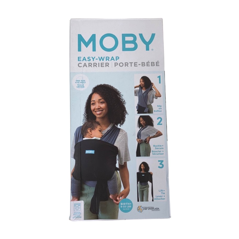 Moby Easy Wrap, Charcoal/Black
