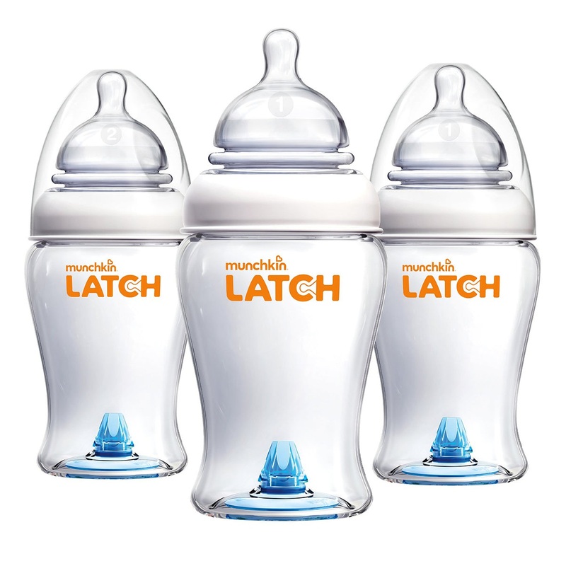 Munchkin LATCH 8 Ounce Baby Bottle Set, 3-Pack