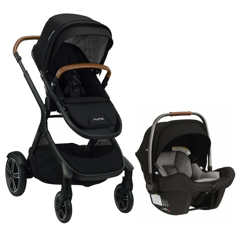 Nuna DEMI Grow + PIPA Lite Travel System Bundle – Caviar/Caviar
