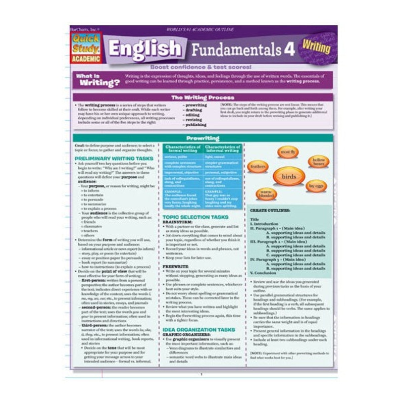 QuickStudy: English Fundamentals 4