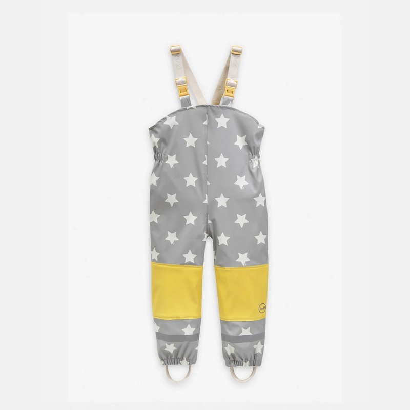 Rain Suspender Pants – Rainy Stars Yellow