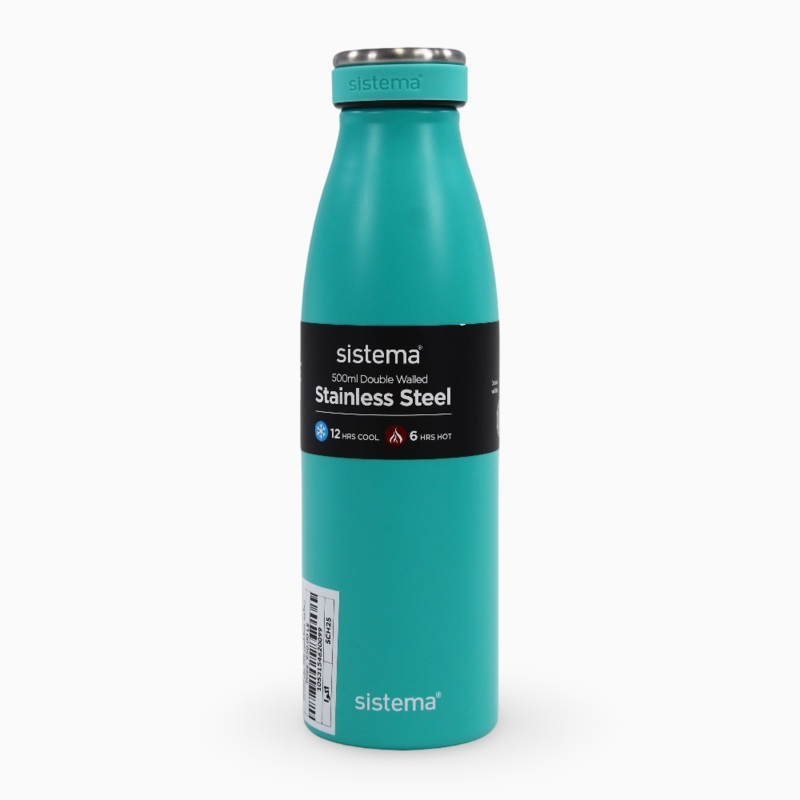 Sistema Stainless Steel Insulated Bottle  Aqua