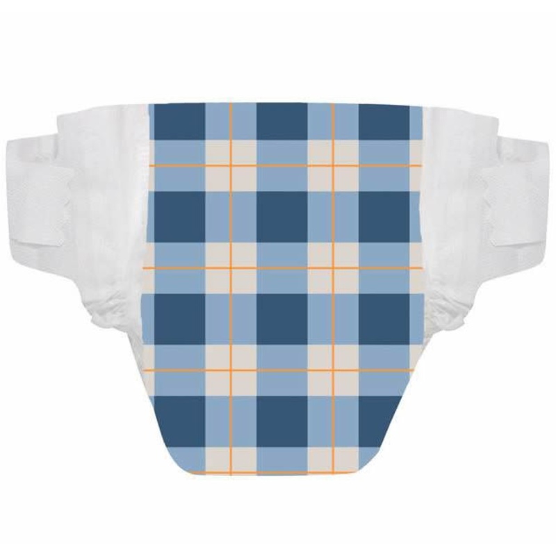 The Honest Company Diaper Pack in Navy Flannel – Size 1 (8-14 lbs)