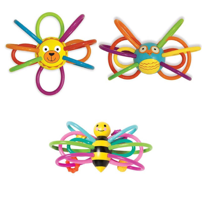 Winkel Teether Rattle Toy – Animals