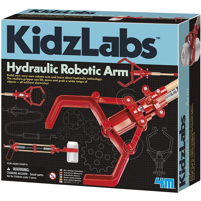4M Hydraulic Robot Arm Kids Science Kit