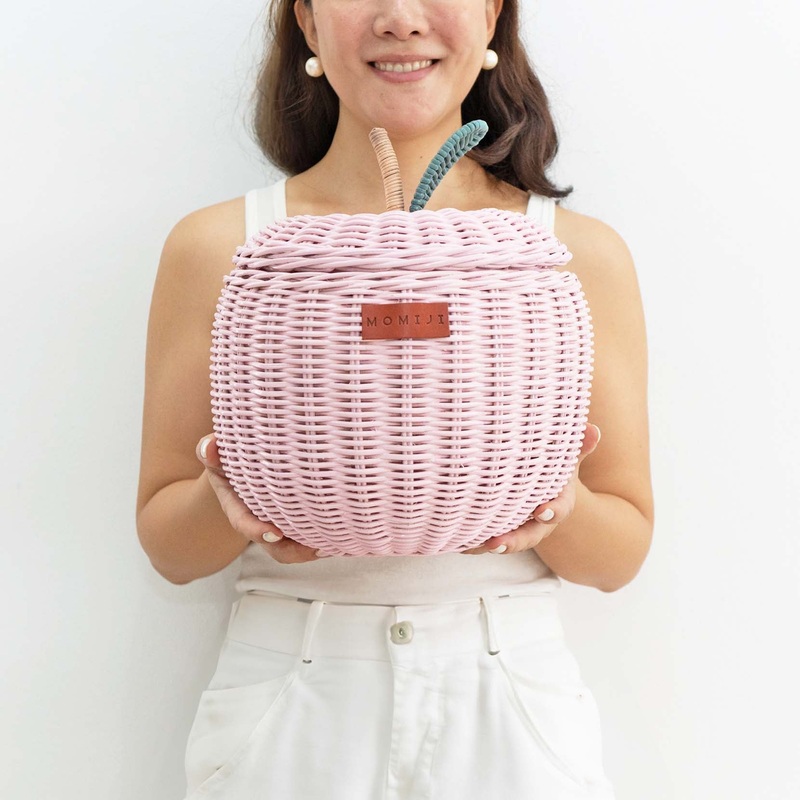 Apple Storage Basket Small – Pink