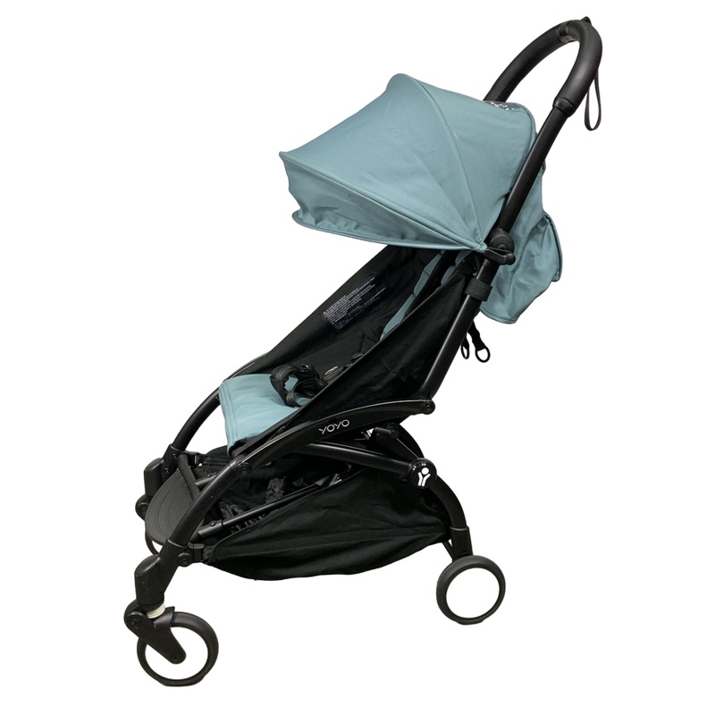 Babyzen YOYO2 Complete Stroller, 2022, Black with Aqua