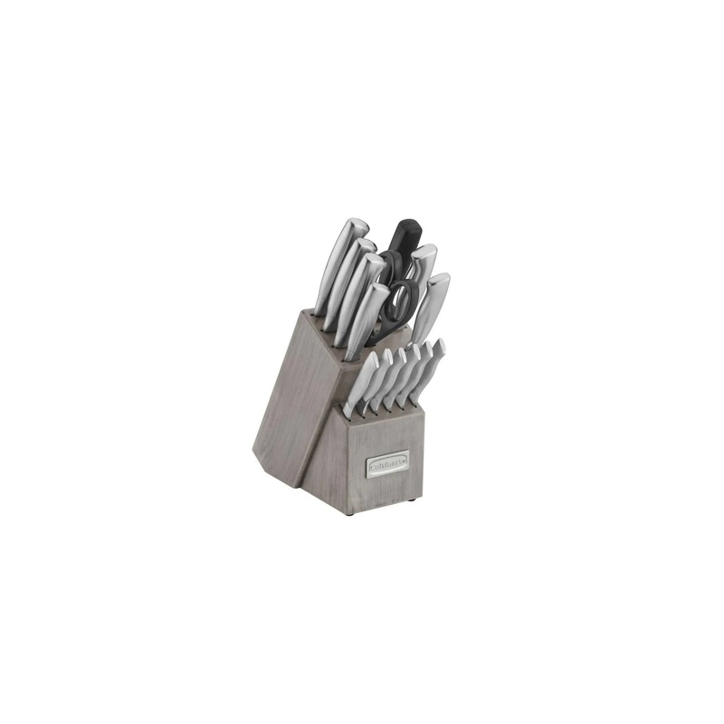Classic 15pc Stainless Steel Knife Block Set (See Description)